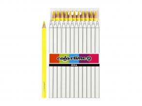 12 db-os Jumbo sárga színű ceruza készlet - Colortime