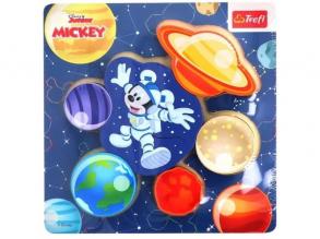 Disney Mickey egér az űrben fa formaillesztő puzzle - Trefl