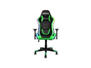 RAIDMAX Drakon DK925 fekete / zöld ARGB gamer szék