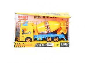 Mixer kamion sárga színben
