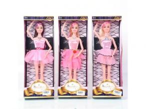 Koktélruhás hercegnő babák többféle változatban 30cm 1db