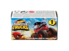 Hot Wheels Mini Monster Truck kilövővel meglepetéscsomag - Mattel