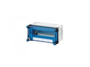 Hensel MI1112 12modul csapófedéllel műanyag 150x300x170mm IP65 átlátszó fedéllel kism. szekrény