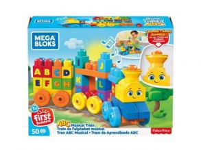 Fisher-Price: ABC zenélő vonat építőjáték - Mega Bloks