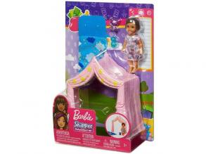 Barbie: Bébiszitter játszósátor szett kiegészítőkkel - Mattel
