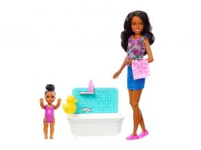 Barbie Skipper: barna bőrű Barbie barna bőrű kislánnyal