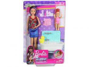 Barbie: Skipper fürdető bébiszitter játékszett - Mattel