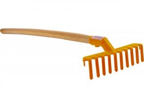 Fanyelű műanyag gereblye - 63 cm, többféle