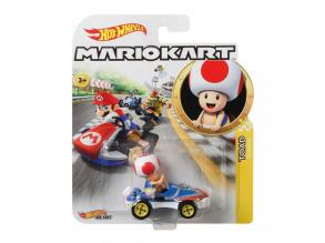 Hot Wheels: Mario Kart Toad Sneeker kisautó 1/64 - Mattel
