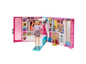 Barbie: Álom öltöző szoba babával és kiegészítőkkel - Mattel