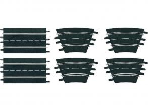 Carrera EVO pályaelemek szett 2 + 4 sín