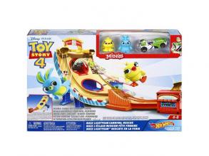 Hot Wheels: Toy Story 4 - Buzz Lightyear Cirkuszi mentőakció pályaszett - Mattel