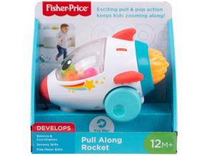 Fisher-Price: Húzható gurulós rakéta - Mattel