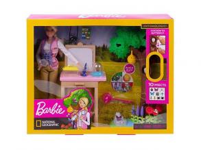 Barbie National Geographic lepkekutató játékszett - Mattel