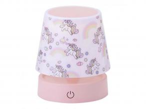 Kihúzható egyszarvús asztali lámpa, rózsaszín
