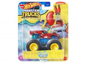 Hot Wheels: Spongyabob Monster Trucks - Rák Úr - Mattel