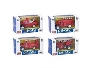 Die-Cast Classics: Tűzoltó teherkocsik több változatban 1/55