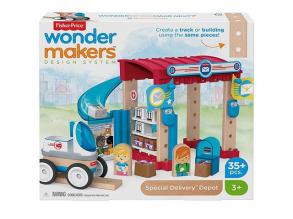 Fisher-Price: Wonder Makers posta csomagpont építő készlet 35db-os - Mattel