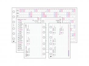 Kalendart Saturnus S311/F heti beosztású gyűrűs betétlap csomag