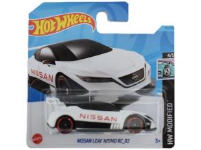 Hot Wheels: Nissan Leaf Nismo RC-02 fehér kisautó 1/64 - Mattel