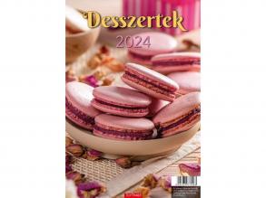 Kalendart 2024-es T094 desszertek falinaptár