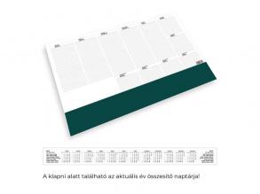 Kalendart T110 könyöklő zöld asztali naptár