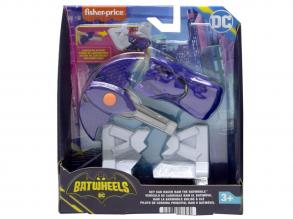 Fisher-Price: Batwheels - Felhúzható Batmobil kisautó - Mattel