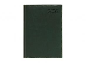 Kalendart Business 2025 B021 A5 napi beosztású zöld határidőnapló