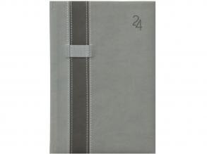 Kalendart Vario 2024-es V021 A5 napi beosztású szürke határidőnapló