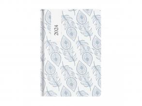 Kalendart Joy Flexi 2024-es F012 B6 páva heti beosztású naptár