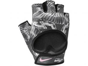 Nike Women Nike EQ női kesztyű fekete/fehér XS-es méretű