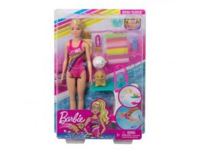 Barbie Dreamhouse Adventures: Úszóbajnok Barbie baba szett - Mattel