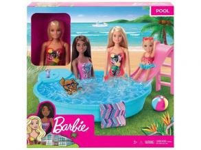 Barbie baba medencével - Mattel