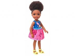 Barbie Chelsa Club: Afro hajú kislány sárga szandálban