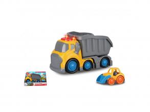 KiddyGo billenős teherautó fénnyel és hanggal 19,5 cm