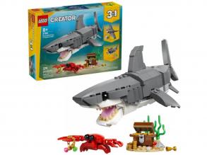 LEGO Creator: Veszedelmes cápa egy kincsesládával (31381)