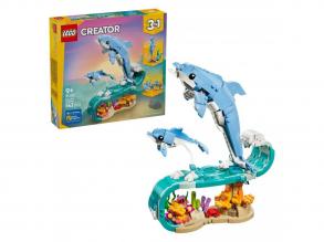 LEGO Creator 31385 Tengeri élőlények: Gyönyörű delfinek