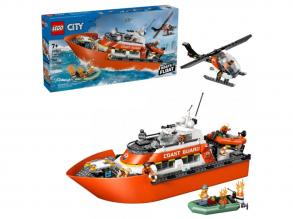 LEGO City: Parti őrség mentőcsónak és helikopter (60504)