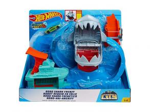 Hot Wheels Robot cápa őrjöngés pályaszett - Mattel