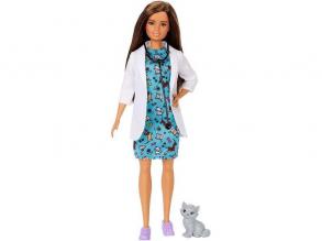 Barbie karrierista babák: Állatorvos Barbie cicával