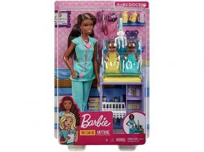 Barbie: Gyermekorvos játékszett ikrekkel - Mattel