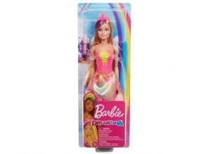 Barbie Dreamtopia: Hercegnő baba rózsaszín koronával - Mattel