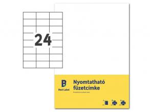 Avery ZF302-10 70x37mm nyomtatható fehér füzetcímke