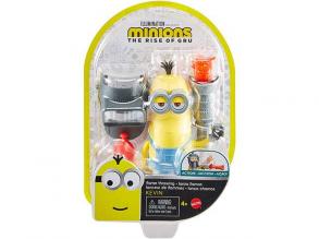 Minyonok - Gru színre lép: Kevin figura és a lángvető fegyver 10cm - Mattel