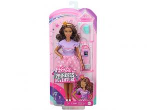 Barbie Princess Adventure: Hercegnő baba pink-lila szettben - Mattel