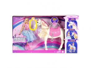 Barbie Princess Adventure játékszett táncoló többfunkciós lóval - Mattel