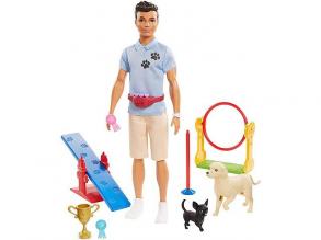 Barbie: Ken a Kutyakiképző játékszett - Mattel