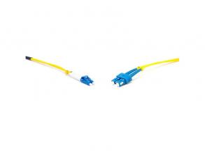 Gigalight Duplex optikai patch kábel 2xSC + 2xLC csatlakozóval, 9/125 LSZH, 1 m