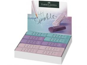 Faber-Castell: RollOn Sparkle pvc mentes radír többféle színben 1db