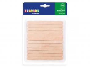 PlayBox: Dekorációs fa pálcák lekerekített sarkokkal 110x10mm 96 db-os csomag